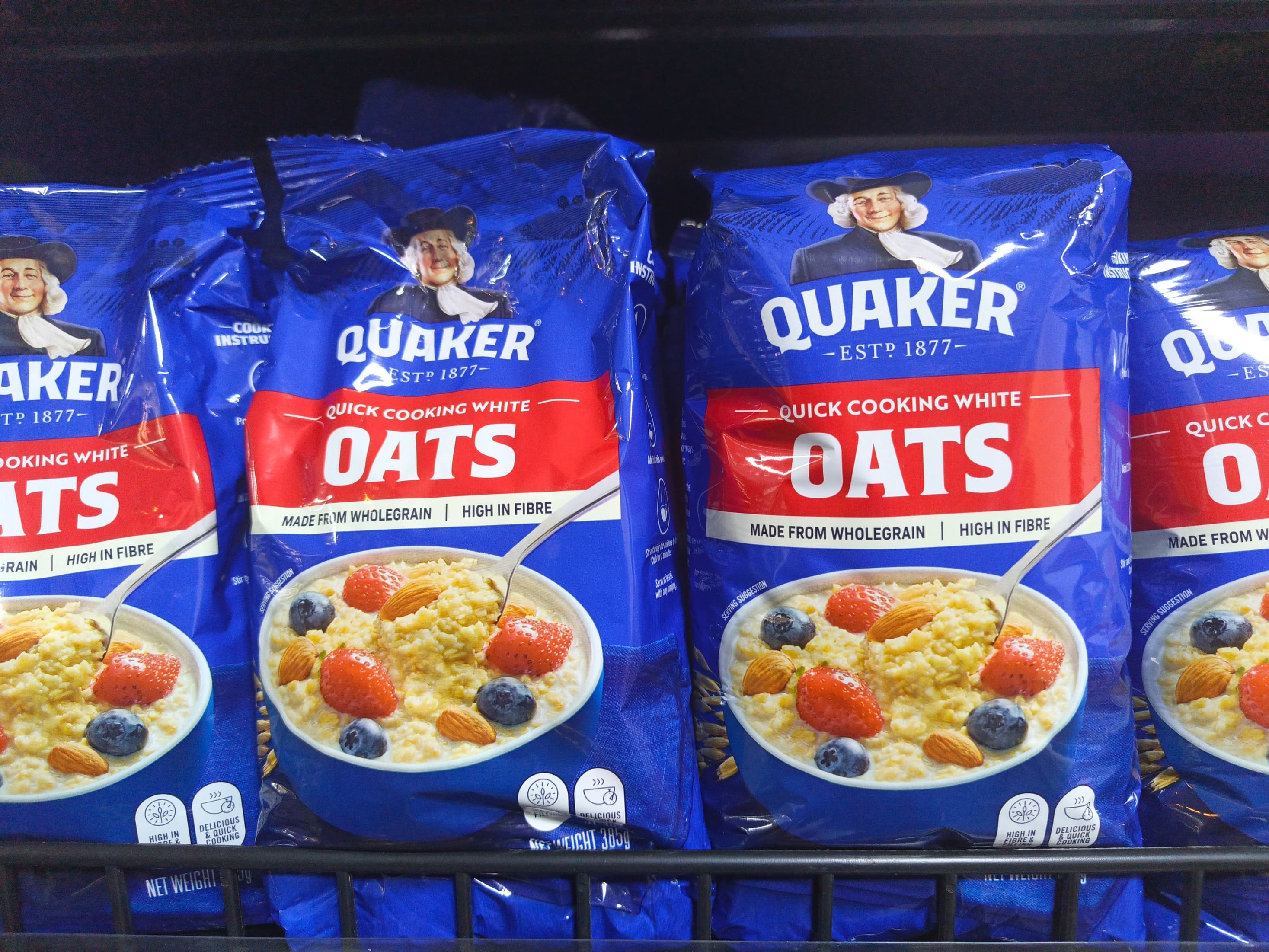 Quaker White Oats Sachet (850g)