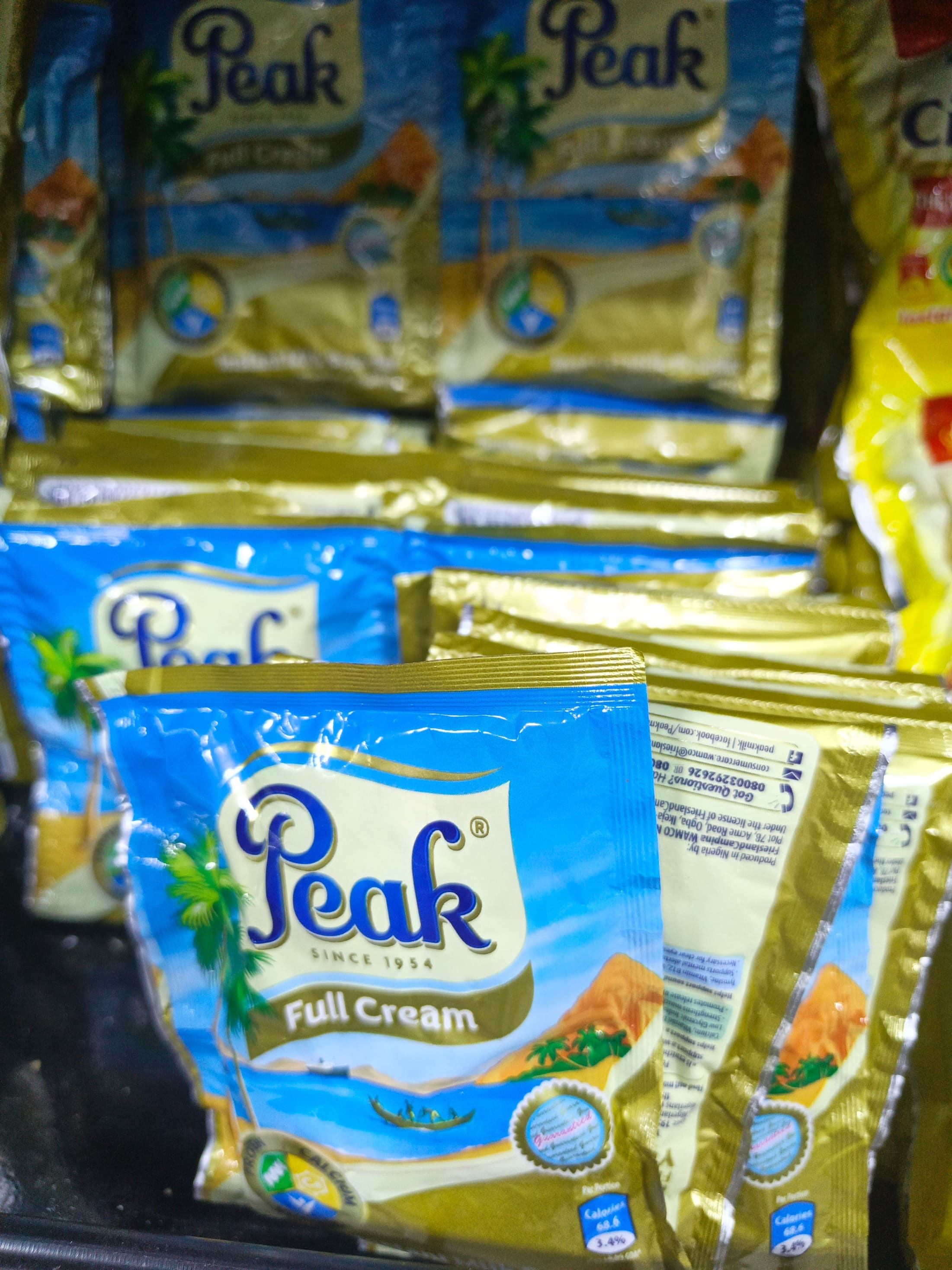 Peak Milk Full Cream Sachet (x10) 14g
